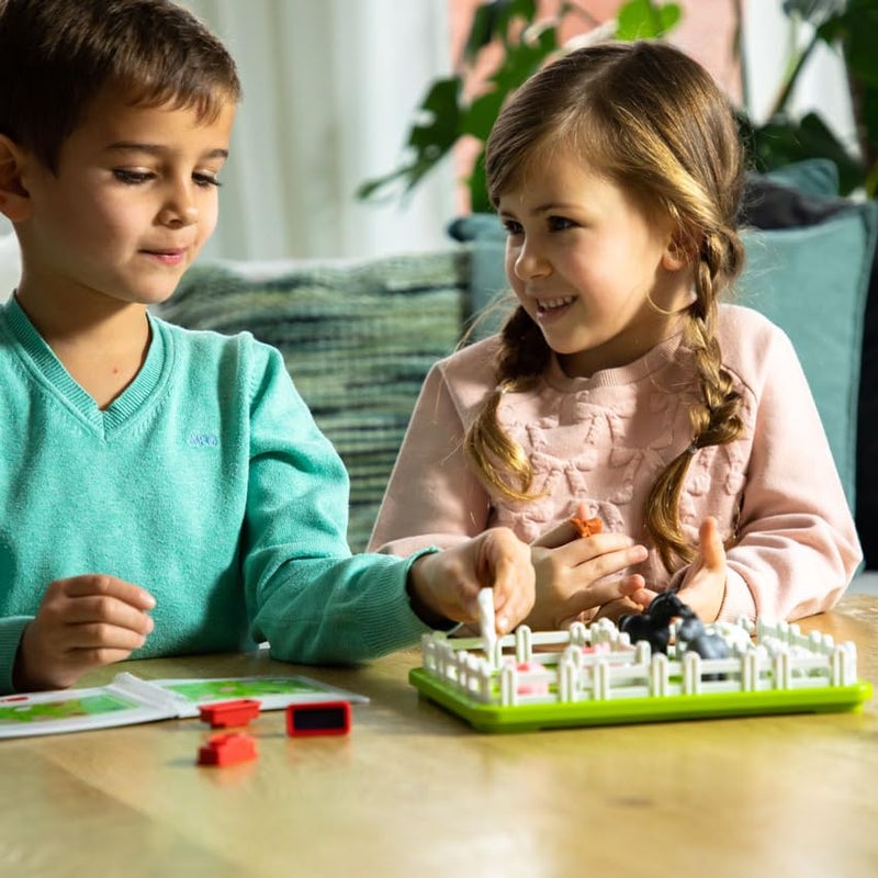 SmartGames Smart Farmer â€“ Barnyard STEM Focused Cognitive Skill-Building Logic Puzzle Game with 60 Challenges for Ages 5+ - Image 2